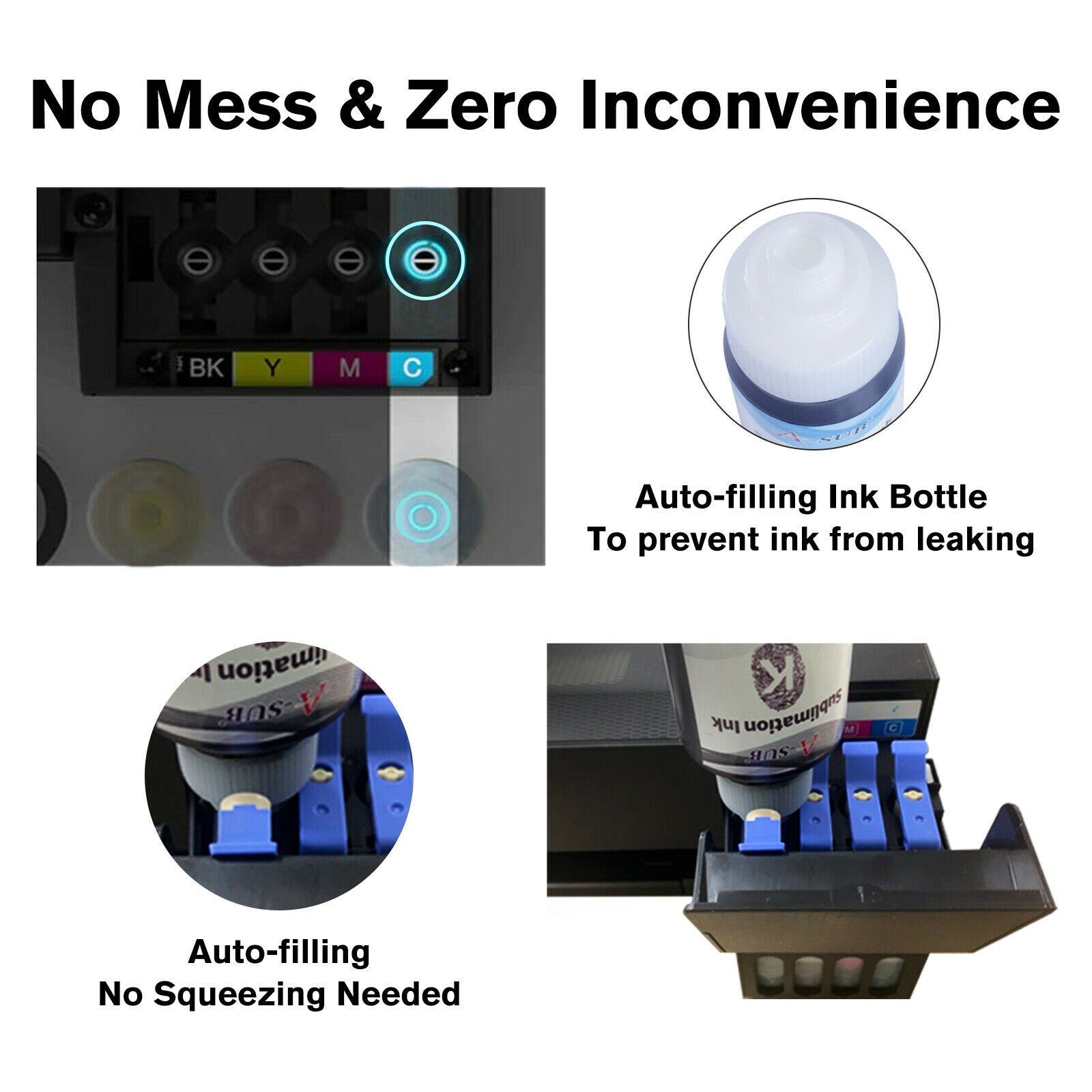 A-SUB Ecotank Sublimation Ink for Epson ET series Printers - free Shipping